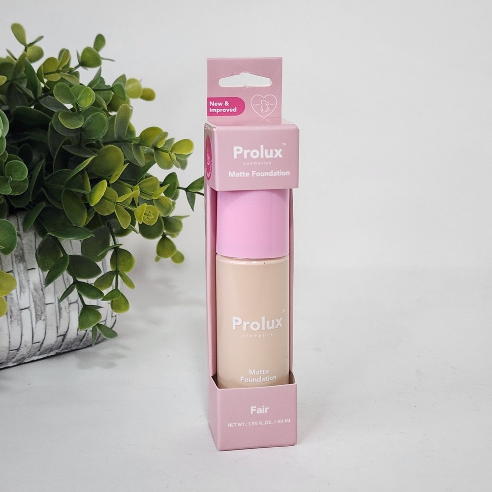 Prolux Cosmetics Matte Foundation Fair Shade - 1.35 fl oz / 40 mL - New